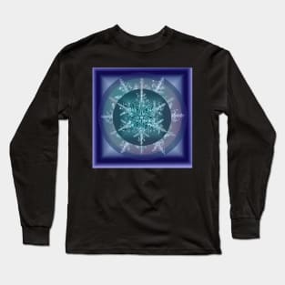 Snowflake mandala Long Sleeve T-Shirt